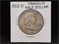 1952D Franklin Half Dollar