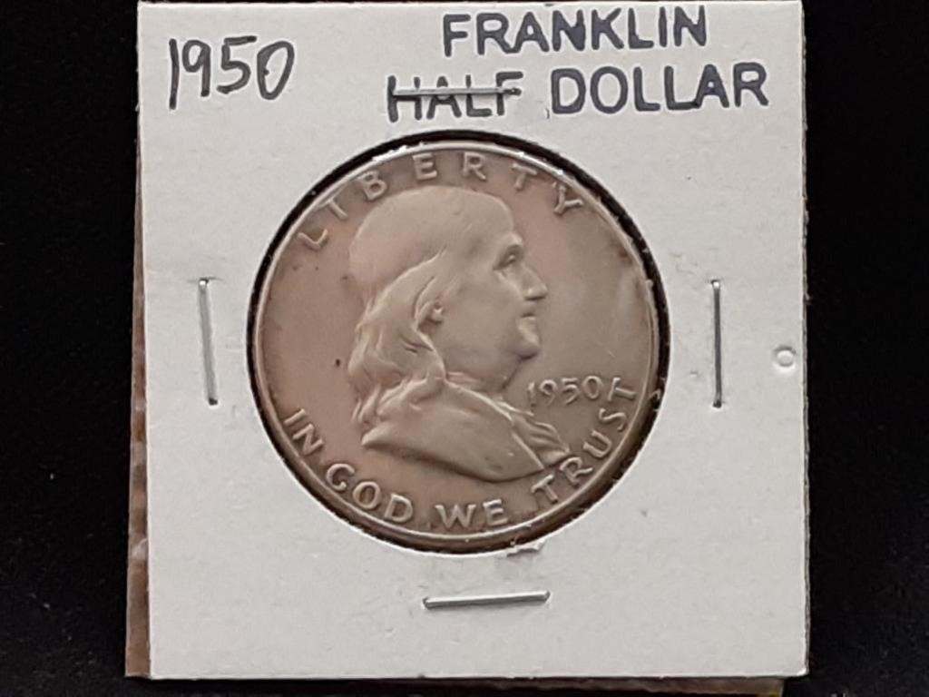 1950 Franklin Half Dollar