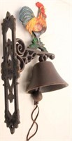 Cast iron rooster bell