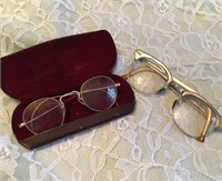 Shuron 4-1/2-53/4 Alum Vtg Eyeglasses & Other