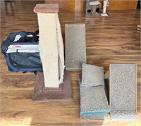 Animal Carrier & 3 Cat Scratching Posts