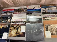 37 classical music stereo albums w/tote