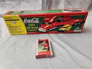 Coca Cola Off Road Carrier & Playing Cards