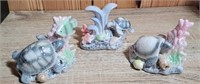 Turtle Marine Life Decoration Figurine- 3 BOXES