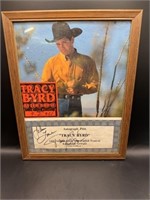 Framed Tracy Byrd Autographed Picture