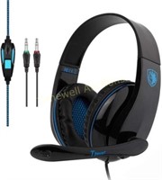 SADES Gaming Headset for Laptop/PC (Black-701)