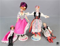 Barbie Dolls Of The World Collection / 4 pc