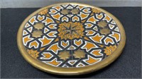 Vintage 8" Cearco Pintado Decorative Wall Trivet