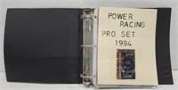 1994 Power Racing Pro Set Sports Cards in Binder
