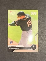 2020 Topps Now Seth Brown RC Version Rookie Card S