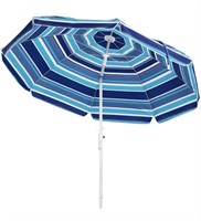 New MEWAY 8.5ft Beach Umbrella with Detachable