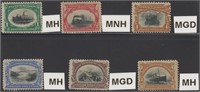 US Stamps #294-299 Mint LH/HR/GD Pan American Set