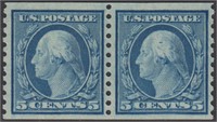 US Stamps #458 Mint NH Pair CV $150