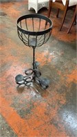 Metal Plant Stand & Candle Holder