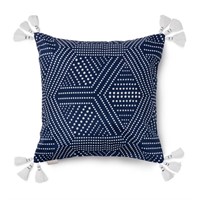 Piper Cotton Geometric 18'' Throw Pillow Cover