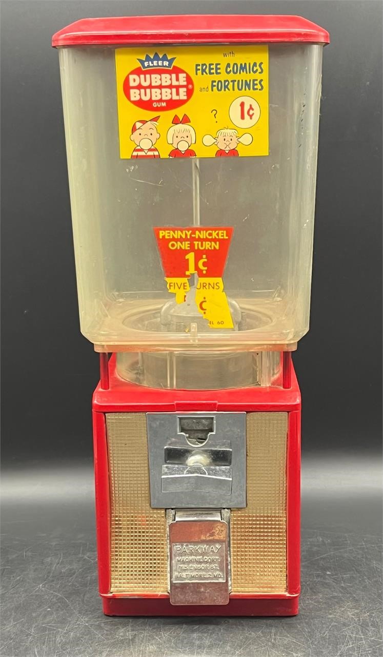 VTG PARKWAY DOUBLE BUBBLE GUMBALL MACHINE