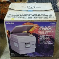 Sears Pak-A-Potti 6000 Portable Toilet w/ Box