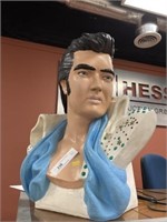 Ceramic Bust of Elvis Presley