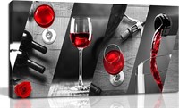 Wall Art - Decor, Wine Pictures, 47" W x 23" H