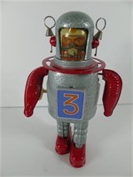 Tin Astro-Scout Wind Up Robot