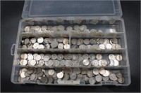 COLLECTION OF CDN NICKELS & PLASTIC CASE