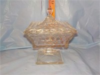 Fostoria covered candy dish