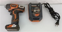 Ridgid 12 volt drill 2 batts and charger R82230