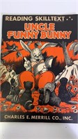 Antique Reading Skills Book Uncle Funny Bunny
