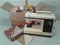 Kenmore sewing machine and job lots of sewing
