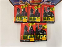 12 packs of Topps Batman cards