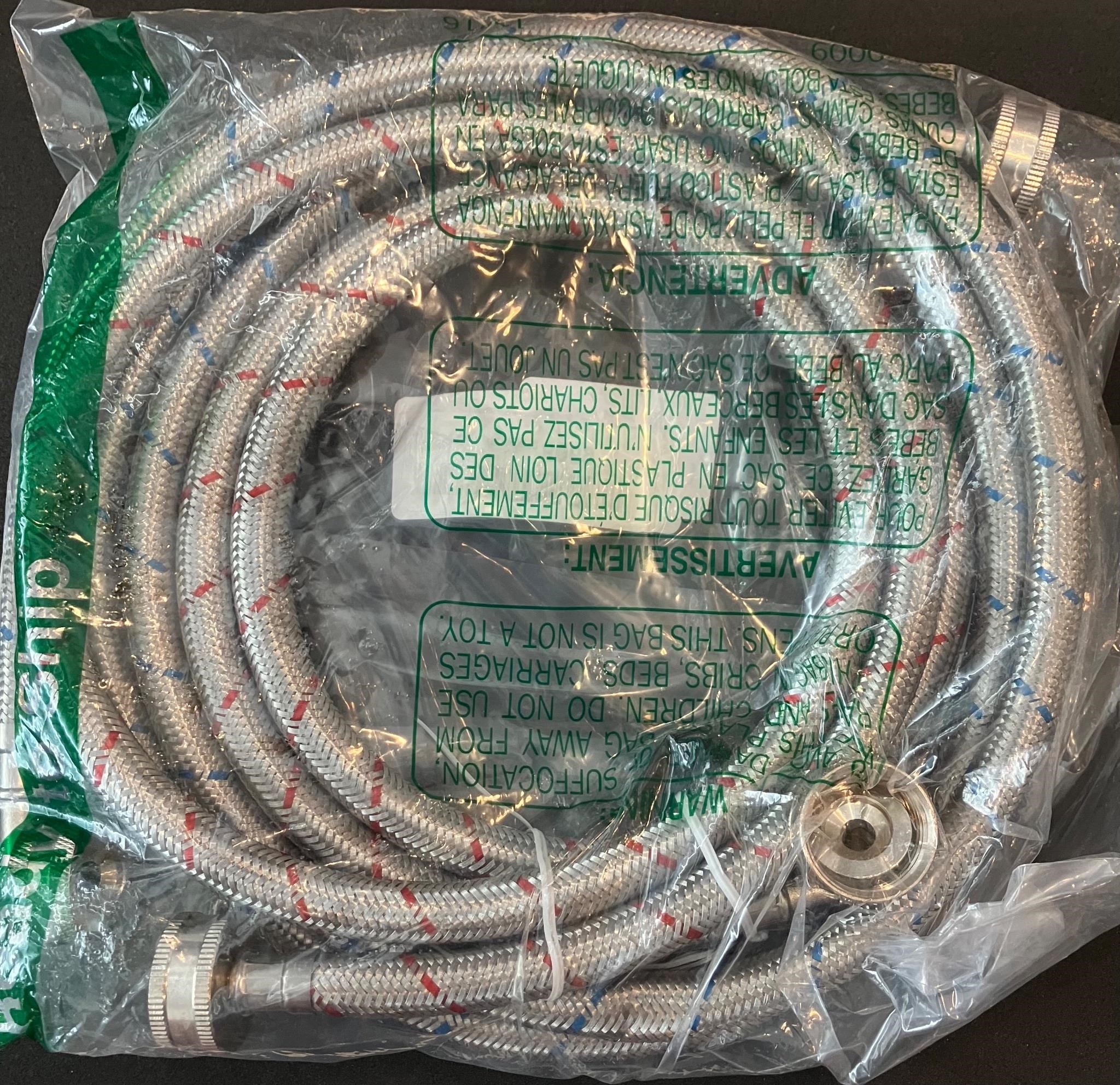 Stainless steel washer hose