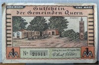 1921 German banknote