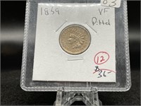Indian Cents:   1859