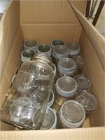 lot of canning jars , mason , crown