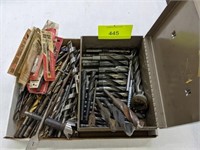 Box of Assorted Drill Bits (New & Used)