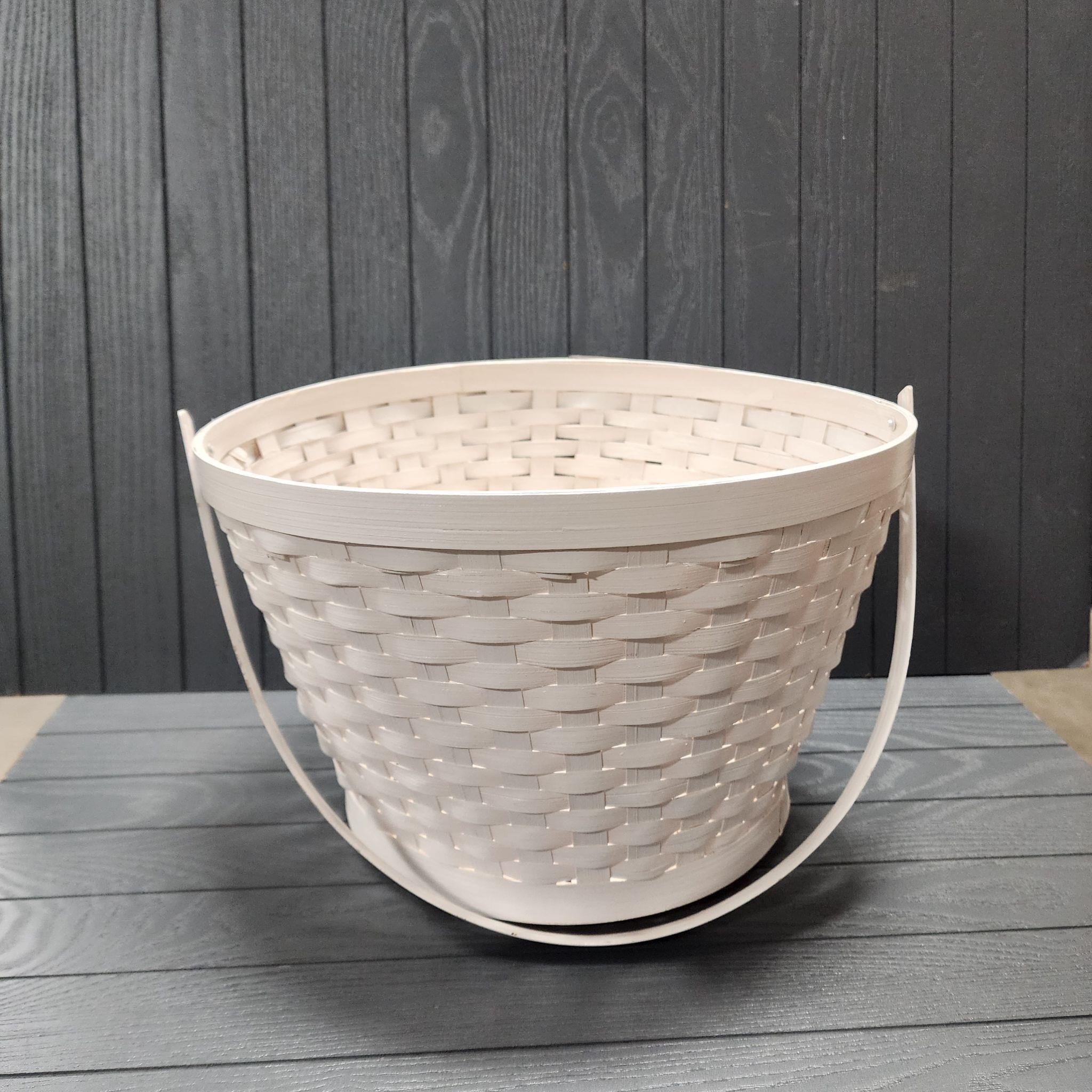 White Basket 14"Diameter