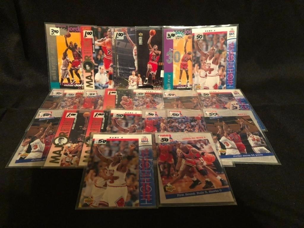 20 Michael Jordan NBA Trading Cards