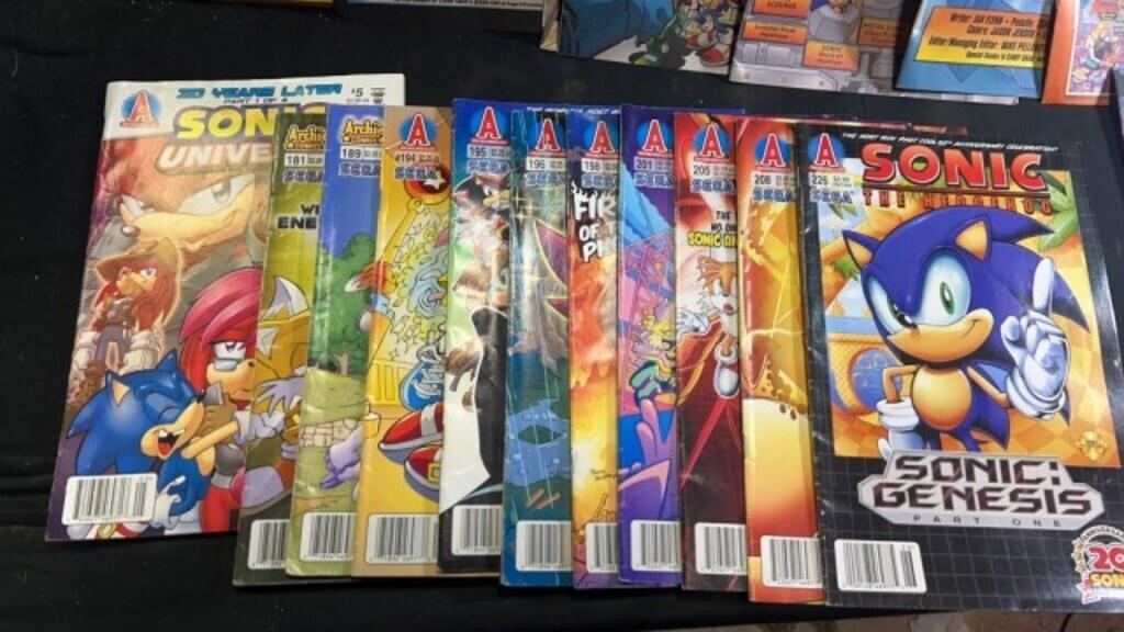 Sonic comic books