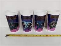 1989 TAco Bell Batman Tumblers Lot of 4