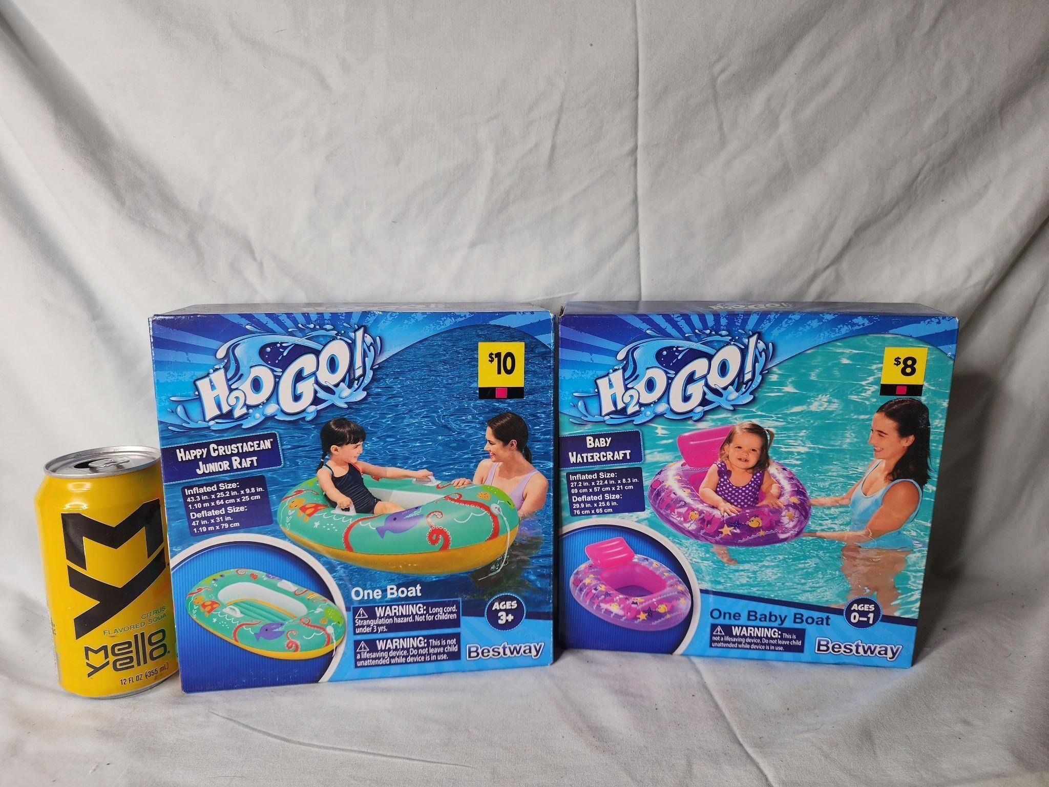 2 New Pool Floating boats for kids