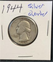 1944 silver quarter