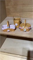 3 Longaberger Hope baskets