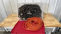 Tub of Ext Cords
