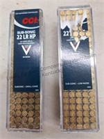 CCI .22LR SUBSONIC 100rnds per box.
1 box 40