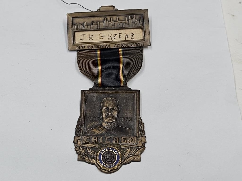 Vintage 1939 Chicago Badge American Legion