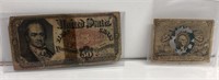 Damaged Fractional Money 1875