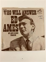 Ed Ames signed 45 RPM