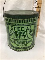 Sears, Roebuck and Co. 5 lbs. Coffee Tin, 8”T