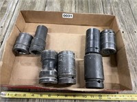 (3) 1.5" (1) 13/16" (1) 1/8 (2) 33mm Deep Well