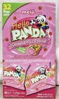 Meiji Hello Panda Strawberry Cookies